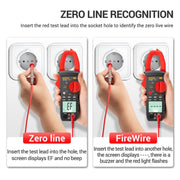 ANENG Intelligent Digital Backlit Clamp-On High-Precision Multimeter, Specification: ST183 6000-counts