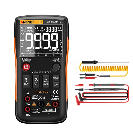 ANENG AN-Q1 Automatic High-Precision Intelligent Digital Multimeter, Specification: Standard(Orange) - free shipping - PMC Jewellery - Order now!