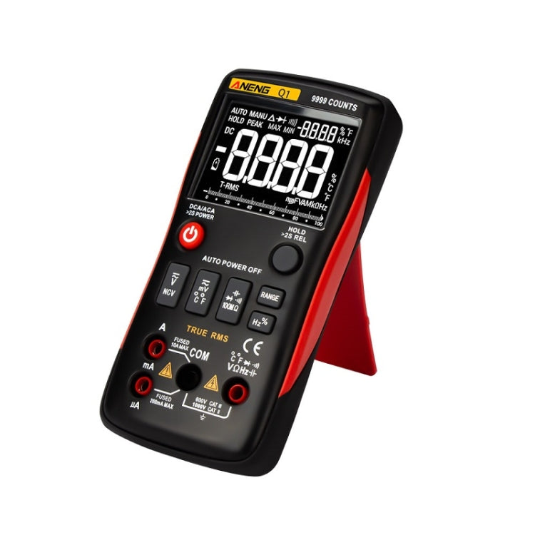 ANENG AN-Q1 Automatic High-Precision Intelligent Digital Multimeter, Specification: Standard(Red) - free shipping - PMC TechLife - Order now!