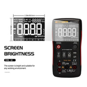 ANENG AN-Q1 Automatic High-Precision Intelligent Digital Multimeter, Specification: Standard(Red)