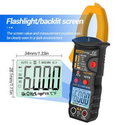 ANENG ST184 Automatically Identify Clamp-On Smart Digital Multimeter(Red)