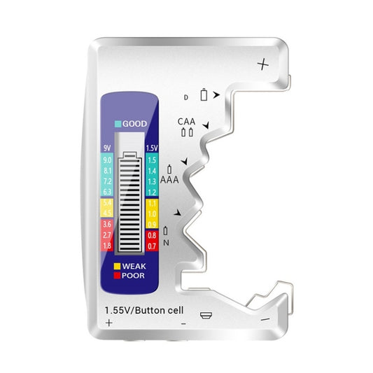ANENG 1.5V/9V Battery Power Voltage Detector(Silver) - free shipping - PMC Jewellery - Order now!