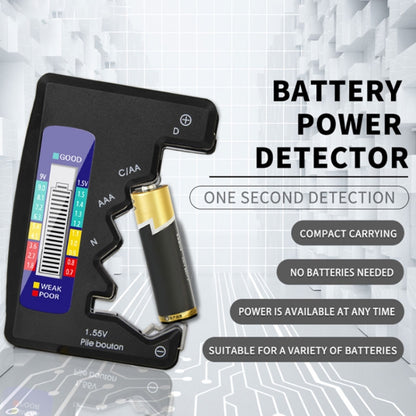 ANENG 1.5V/9V Battery Power Voltage Detector(Silver) - free shipping - PMC Jewellery - Order now!