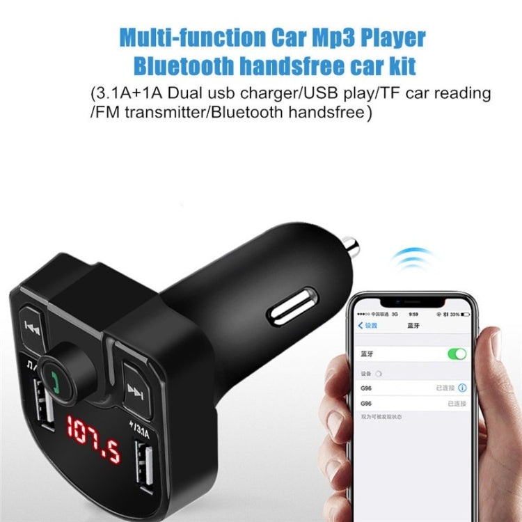 M9 Car Bluetooth MP3 Dual USB Car Charger(Black) - Bluetooth Car Kits by PMC TechLife | Online Shopping South Africa | PMC TechLife