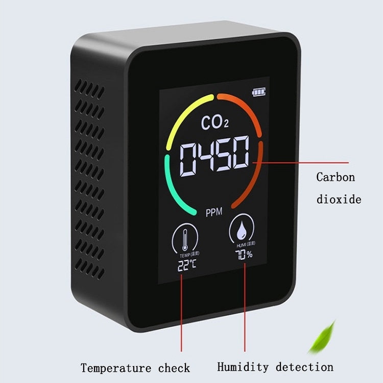 XY-T01 Temperature Humidity Display CO2 Meter Carbon Dioxide Air Quality Detector(Semiconductor White) - Gas Monitor by PMC TechLife | Online Shopping South Africa | PMC TechLife | Buy Now Pay Later Mobicred
