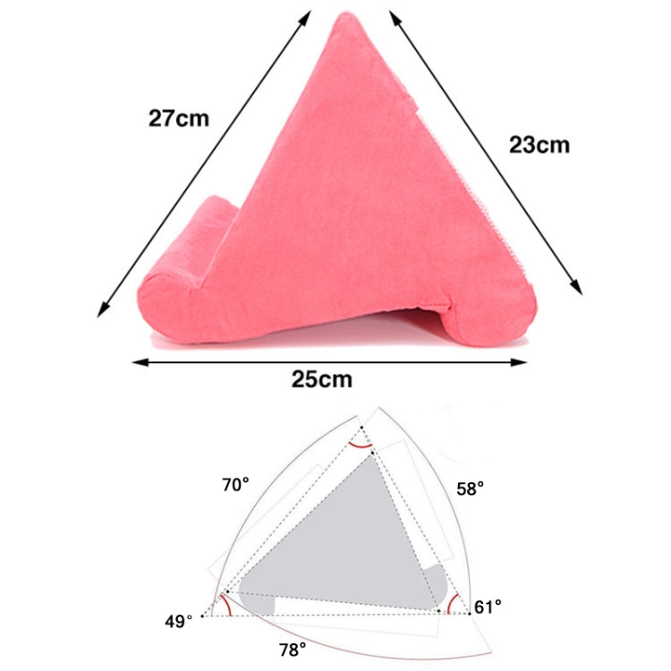 Tablet Mobile Phone Bracket Multi-Angle Pillow, Size: 27x25x23cm(Grey)