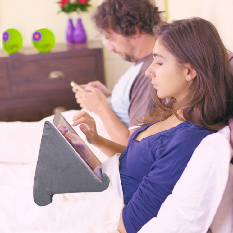 Tablet Mobile Phone Bracket Multi-Angle Pillow, Size: 27x25x23cm(Grey)