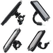 Motorcycle Bicycle Water-resistant Mobile Phone Holder, Style: Rearview Mirror (6.5 inch)