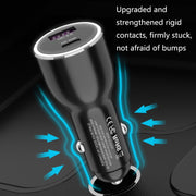 QL845C PD 45W USB-C / Type-C + QC 3.0 USB Car Charger(Black)