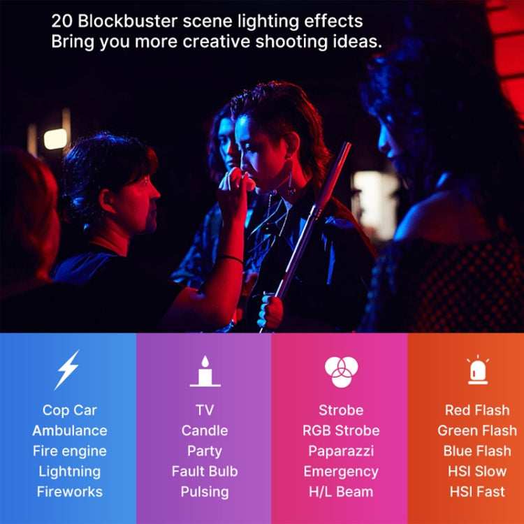 Ulanzi VL110 RGB 2500-9000K 110 LEDs Photography Light Stick(2660) - free shipping - PMC Jewellery - Order now!