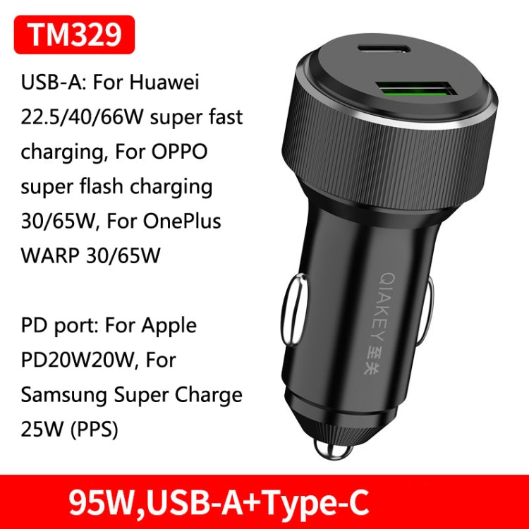 QIAKEY TM329 Dual Port Fast Charge Car Charger - free shipping - PMC TechLife - Order now!