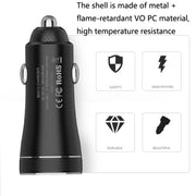QIAKEY BK928 Dual Ports Fast Charge Car Charger