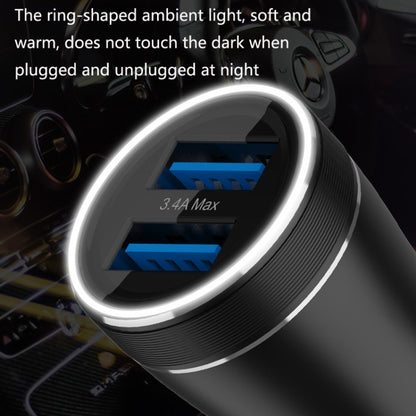 QIAKEY BK928 Dual Ports Fast Charge Car Charger - Car Charger by QIAKEY | Online Shopping South Africa | PMC Jewellery | Buy Now Pay Later Mobicred