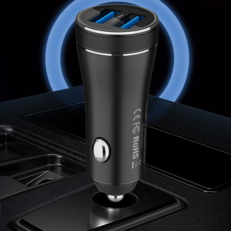 QIAKEY BK928 Dual Ports Fast Charge Car Charger - Car Charger by QIAKEY | Online Shopping South Africa | PMC Jewellery | Buy Now Pay Later Mobicred