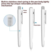 Double-Click Automatic Retractable Stylus Pen Case For Apple Pencil 2( Pearl White)
