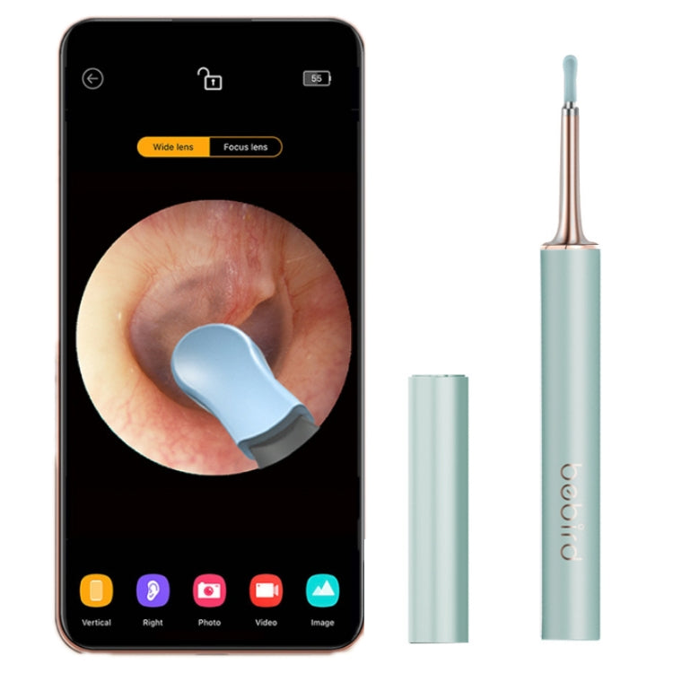 Bebird T15 Smart Visible Luminous Ear Pick Set(Sky Lake Green) - free shipping - PMC Jewellery - Order now!