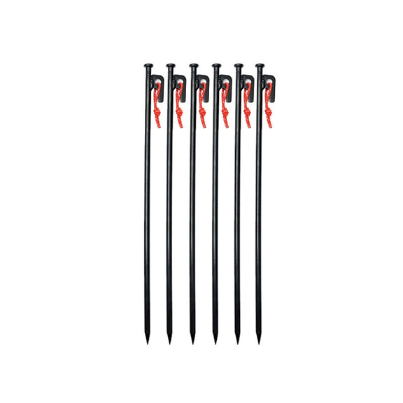 6 PCS 40cm Outdoor Camping Windproof Fixed Canopy Ground Nails