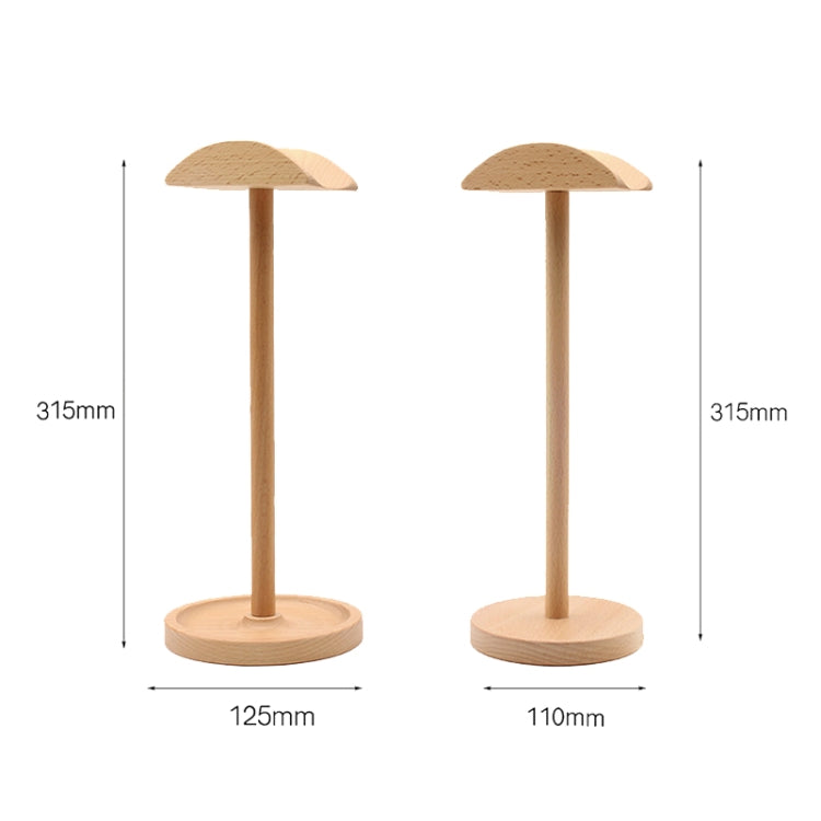 AM-EJZJ001 Desktop Solid Wood Headset Display Stand, Style: C - Anti-lost & Holder by PMC TechLife | Online Shopping South Africa | PMC TechLife | Buy Now Pay Later Mobicred
