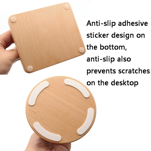 AM-EJZJ001 Desktop Solid Wood Headset Display Stand, Style: C