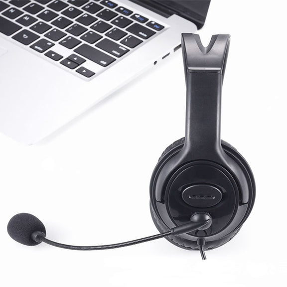 Head-Mounted Wired Headset With Microphone, Style: GAE-109