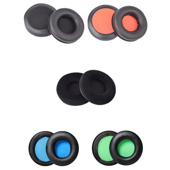 2 PCS Headset Sponge Earmuffs For Razer Kraken 7.1 V1 Pro, Colour: Black+Orange Net