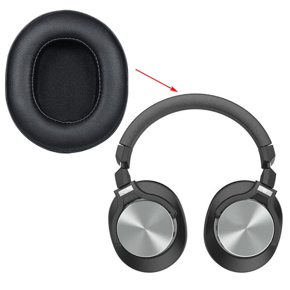 2 PCS Headset Sponge Earmuffs for iGene K5(Red)