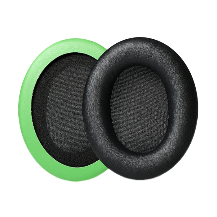 2pcs Headset Earmuffs For Kingston HyperX Cloud II / Silver / Alpha / Flight / Stinger, Color: Black+Green Protein Skin - Earmuff & Pad by PMC TechLife | Online Shopping South Africa | PMC TechLife | Buy Now Pay Later Mobicred