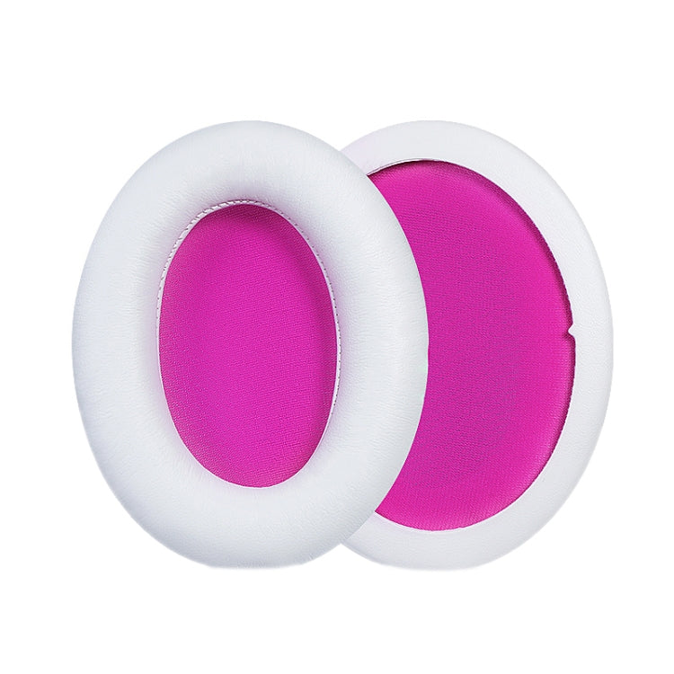 1 Pair Headset Earmuffs For Kingston HyperX Cloud II / Silver / Alpha / Flight / Stinger, Colour: White+Rose Red - Earmuff & Pad by PMC TechLife | Online Shopping South Africa | PMC TechLife