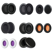 2pcs Headset Earmuffs For Kingston HyperX Cloud II / Silver / Alpha / Flight / Stinger, Color: Black Splicing