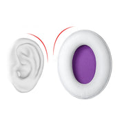 2pcs Headset Earmuffs For Kingston HyperX Cloud II / Silver / Alpha / Flight / Stinger, Color: Black Splicing