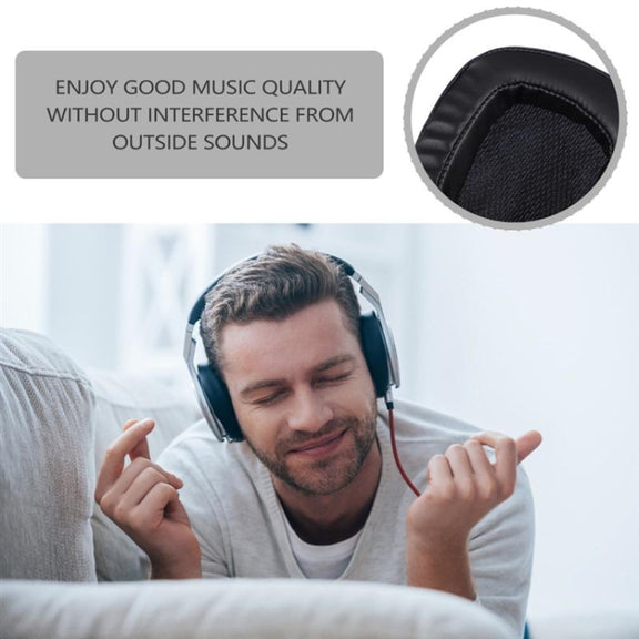 2 PCS Headset Sponge Earpads For Logitech G633 / G933, Colour: Black Gel