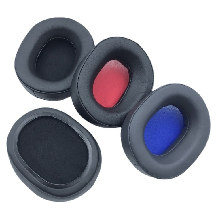 2 PCS Headset Protein Leather Earmuffs for Audio-Technica  ATH-WS660BT(Gray+Blue) - Earmuff & Pad by PMC TechLife | Online Shopping South Africa | PMC TechLife