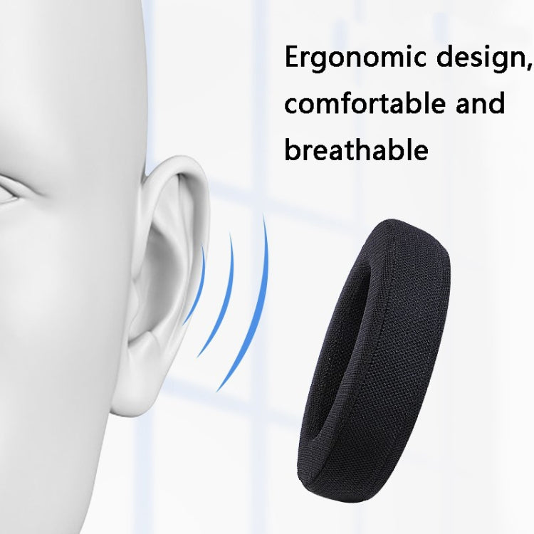 2 PCS Headset Sponge Earmuffs for Philips SHP9500(Black Mesh) - Earmuff & Pad by PMC TechLife | Online Shopping South Africa | PMC TechLife