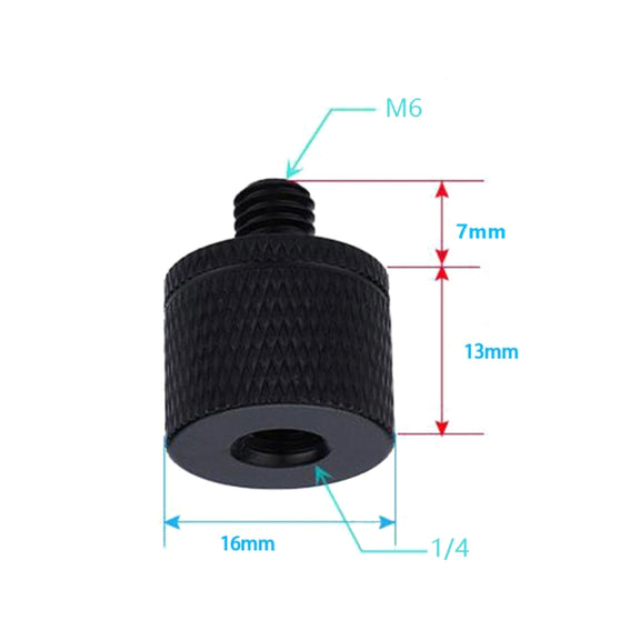 4 PCS Screw Adapter A20 1/4 Female to M6 Male  Screw
