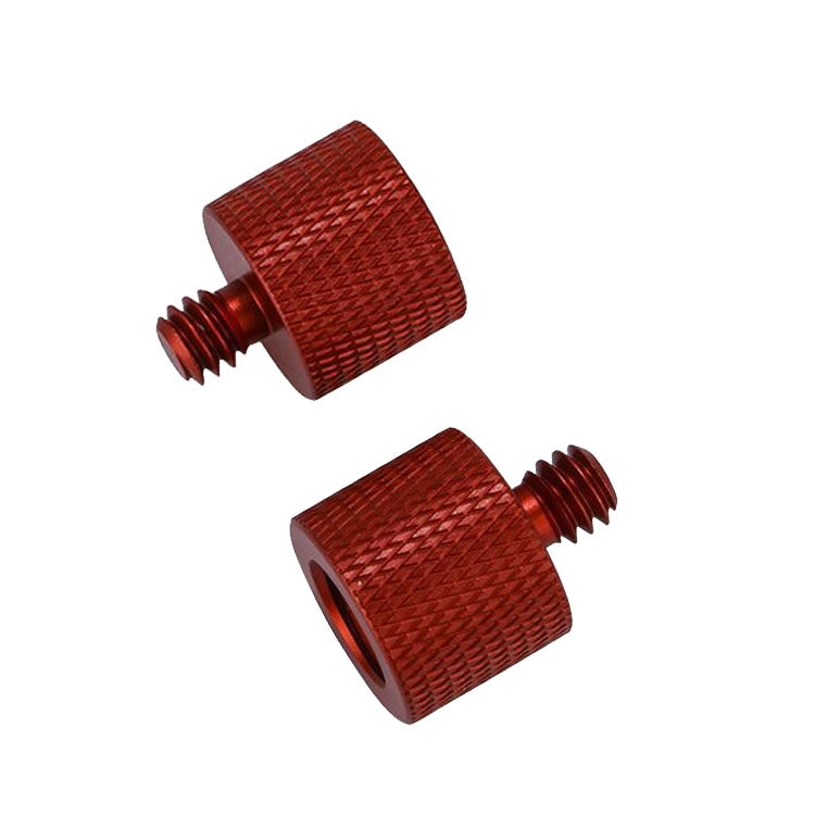 10 PCS Screw Adapter 3/8 Female to 1/4 Male  Screw(Red) -  by PMC TechLife | Online Shopping South Africa | PMC TechLife