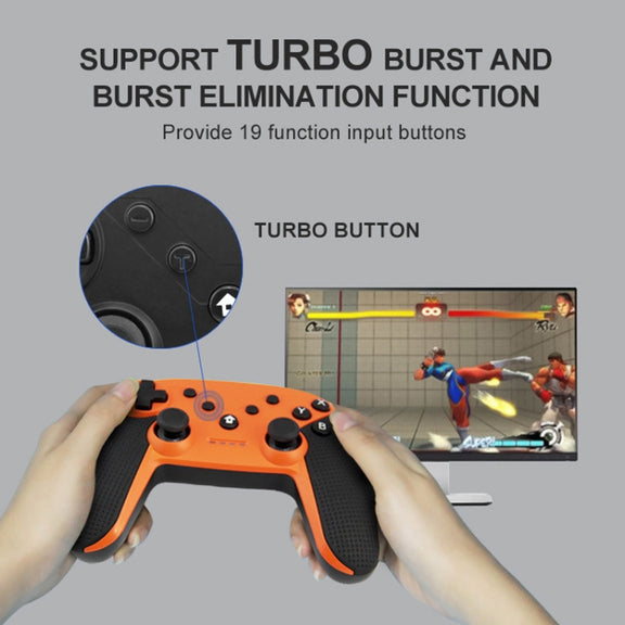 HS-SW520 3 In 1 Gamepad For Switch / PC / Android(Black)