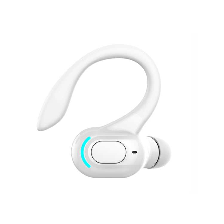 F8 Bluetooth 5.1 Ear-Mounted Stereo Wireless Sports Earphone(White) - Bluetooth Earphone by PMC TechLife | Online Shopping South Africa | PMC TechLife