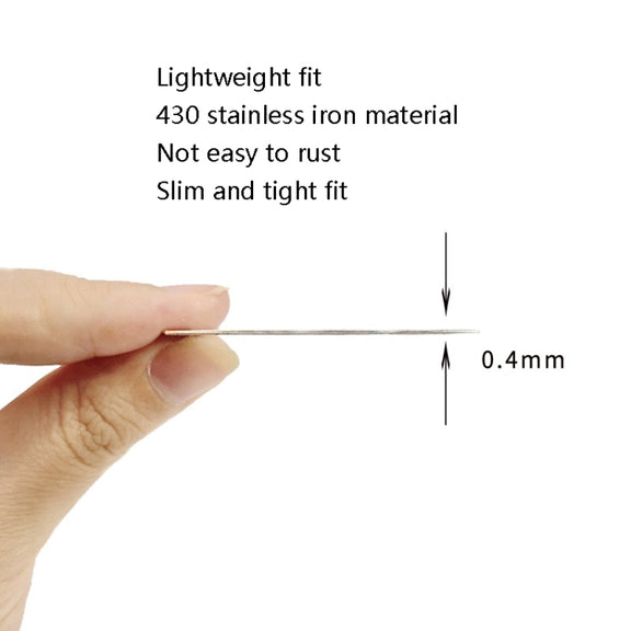 20 PCS Ring Car Magnetic Suction Wireless Charger Lead Magnetic Ring Back Sticker, Color: Silver
