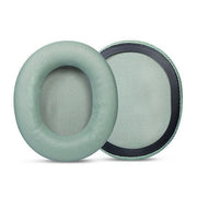 1 Pair Sponge Headset Pad for Steelseries Arctis Pro  / Arctis 3 / 5 / 7(Green Leather)