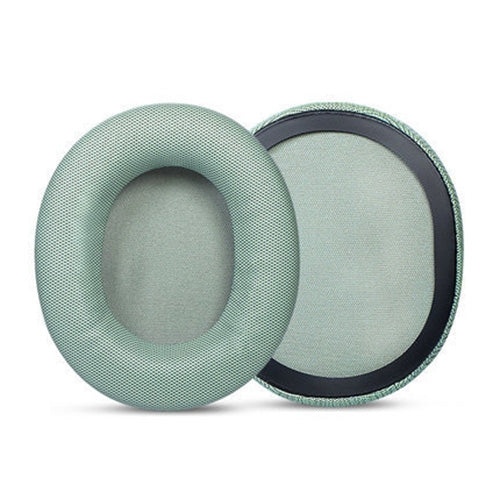 1 Pair Sponge Headset Pad for Steelseries Arctis Pro  / Arctis 3 / 5 / 7(Green Leather)