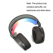 1 Pair Sponge Headset Pad for Steelseries Arctis Pro / Arctis 3 / 5 / 7(Blue Leather)