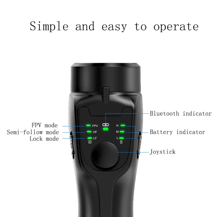 CYKE F8 Handheld Anti-Shake Triaxial Stabilizer, Specification: F8 Triaxial Stabilizer (FPV Mode) - free shipping - PMC Jewellery - Order now!