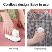 IM-168 Mini Wireless Ironing Iron Garment Steam(White)