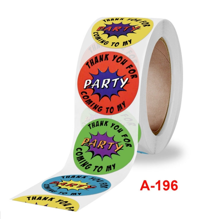 Floral Heart-shaped Thank You Sticker Wedding Decoration Label, Size: 2.5cm / 1 inch(A-196) - Sticker & Tags by PMC TechLife | Online Shopping South Africa | PMC TechLife