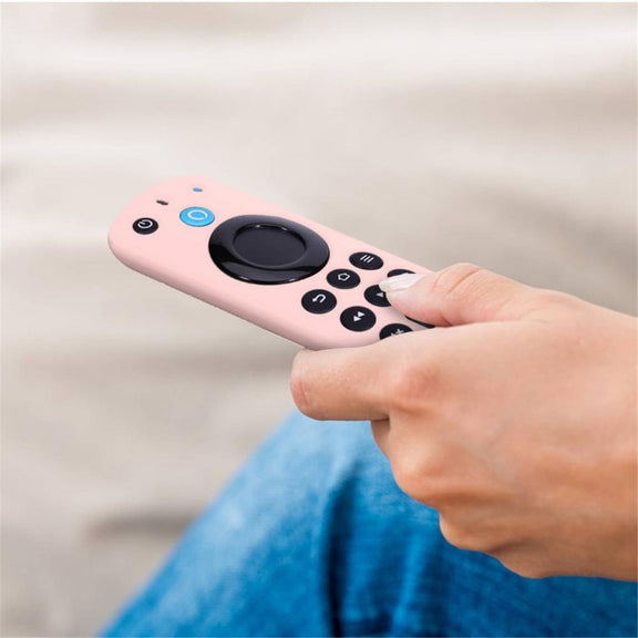 2 PCS Silicone Shell For Alexa Voice Remote 3rd Gen&TV Stick 3rd Gen(Pink)