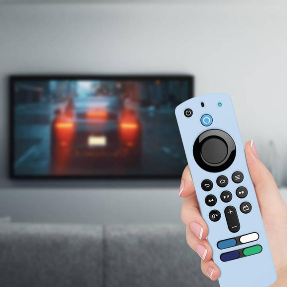 2 PCS Silicone Shell For Alexa Voice Remote 3rd Gen&TV Stick 3rd Gen(Blue)