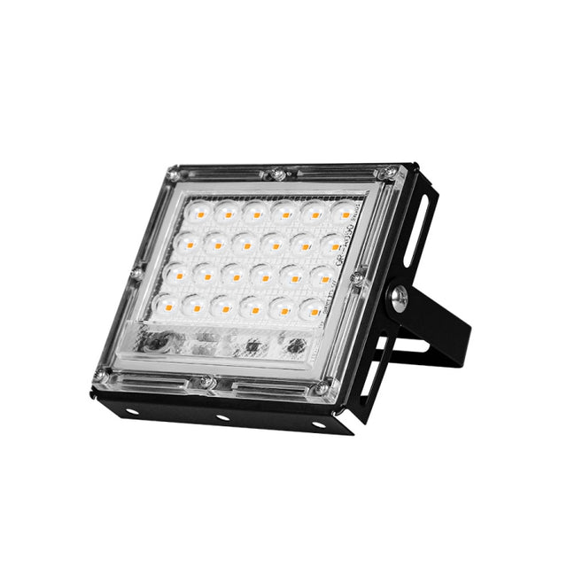 LED Plant Light Full Spectroscopy Water-resistant Growth Lamp Three-wire Access 24 Beads 25W