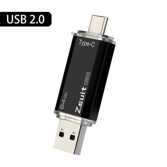 Zsuit Zstpc3 2 in 1 Type-C Interface Metal Phone U Disk, Randon Color Delivery 32GB(USB2.0) - free shipping - PMC Jewellery - Order now!