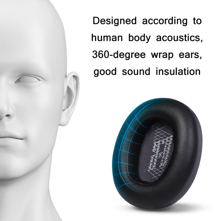 1 Pair Sponge Earphone Cover For JBL Live 650BT/660NC/Duet(Midnight Blue) - Earmuff & Pad by PMC TechLife | Online Shopping South Africa | PMC TechLife