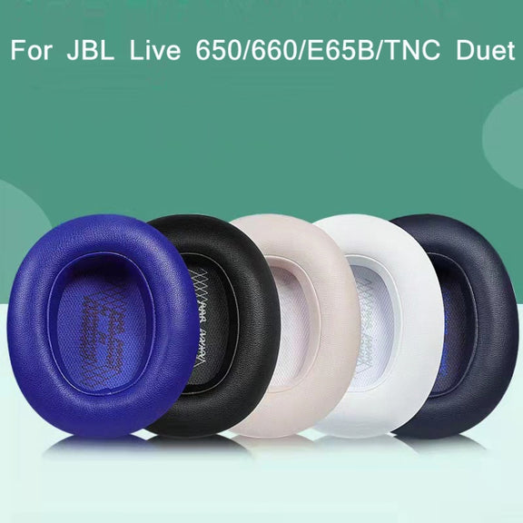1 Pair Sponge Earphone Cover For JBL Live 650BT/660NC/Duet(Black)